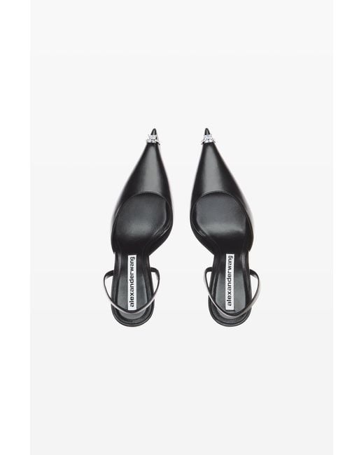 Alexander Wang Black Akilita 105Mm Slingback
