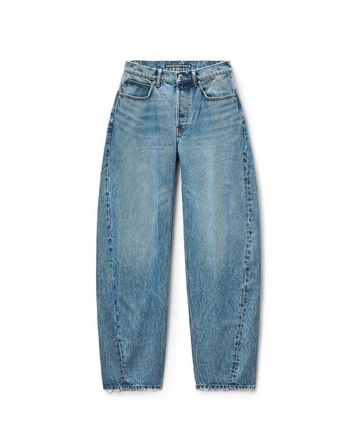 Alexander Wang Blue Crystal Blow Up Jean