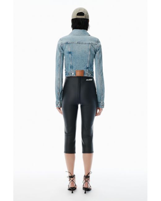 Alexander Wang Bleach Blue Trucker Jacket