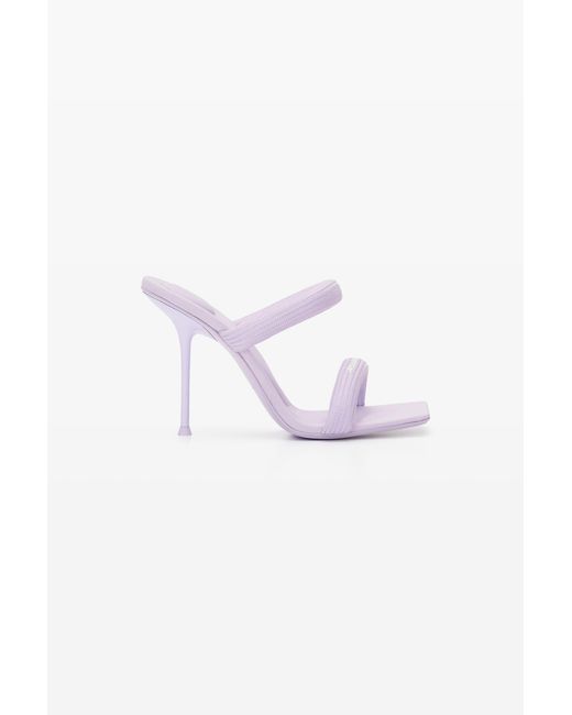 Alexander Wang Green Julie 105Mm Tubular Webbing Sandal