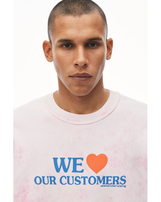 Alexander Wang Multicolor Love Our Customers Sweatshirt
