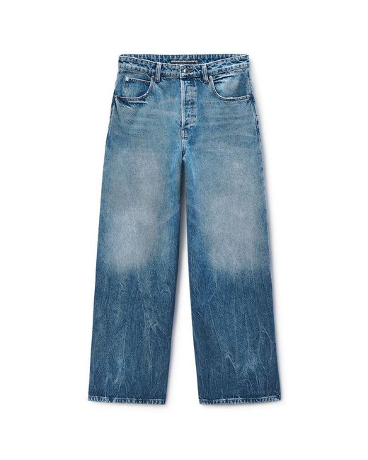 Alexander Wang Blue Surge Wide Leg Jean for men