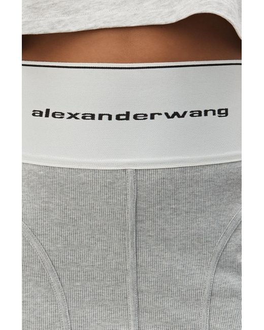 Alexander Wang ☆グレー Pre-Styled Boxer スコート Alexander Wang Prestyled Pleated Skort With Boxer in Light