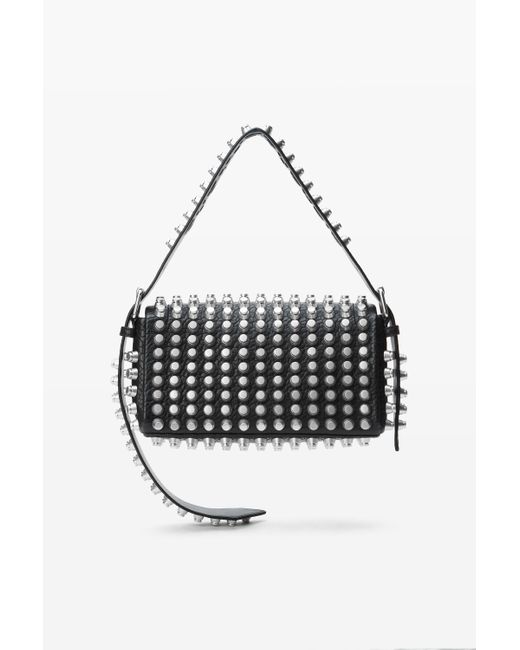 Alexander Wang Black Ricco Medium Flap Bag