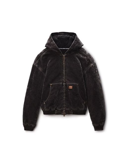 Alexander Wang Black Carpenter Hoodie for men