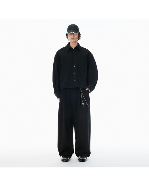 Alexander Wang Black Cotton Pants With Key Hardware for men