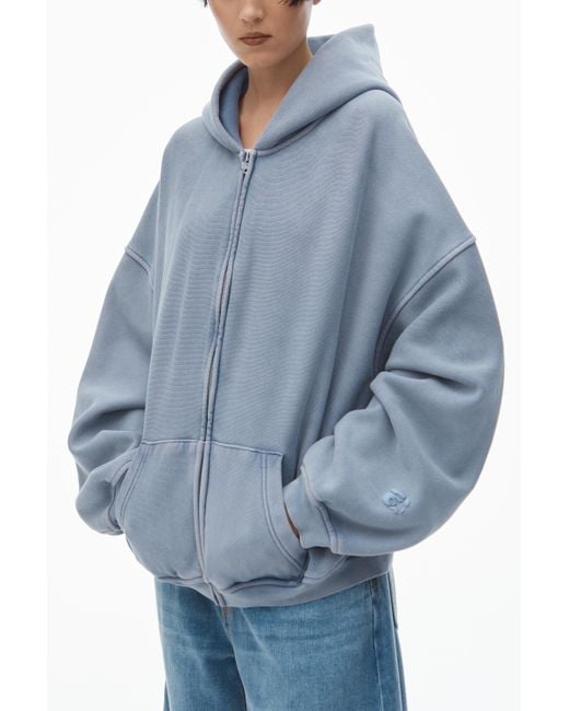 Alexander wang blue sweatshirt hotsell