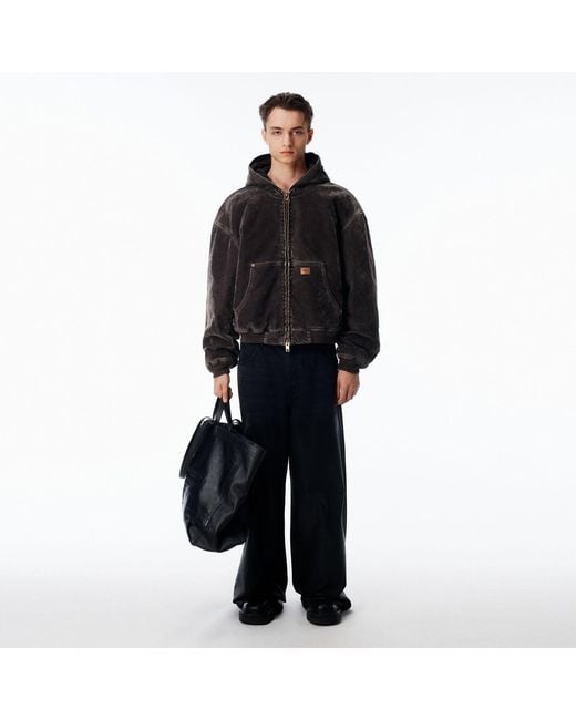 Alexander Wang Black Carpenter Hoodie for men