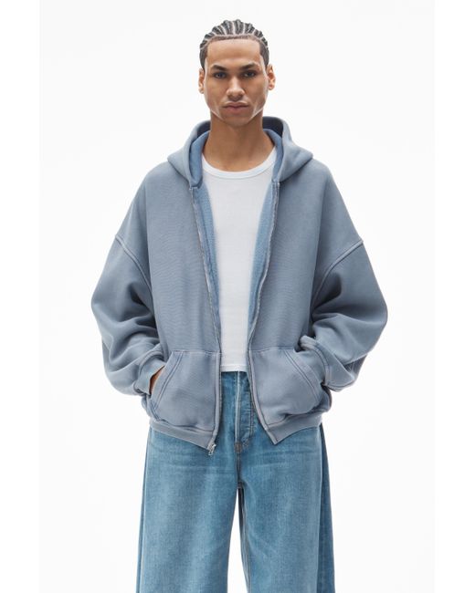 Alexander wang hoodie blue 2025
