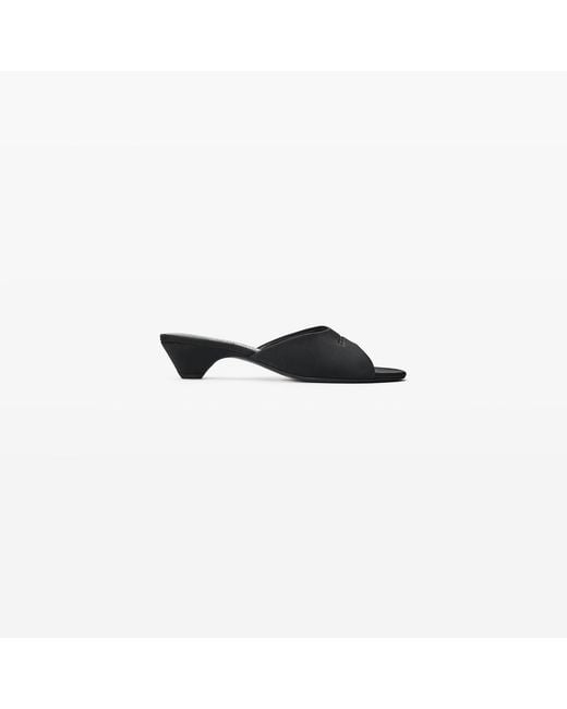 Alexander Wang Black Cher Kitten Mule