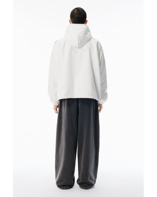 Alexander Wang White Black Reversible Track Jacket