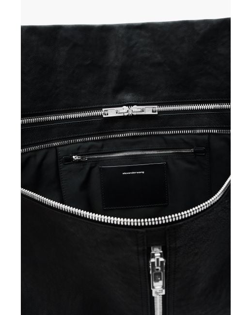 Alexander Wang Black Large Calfskin Geo Bag | Lyst Australia