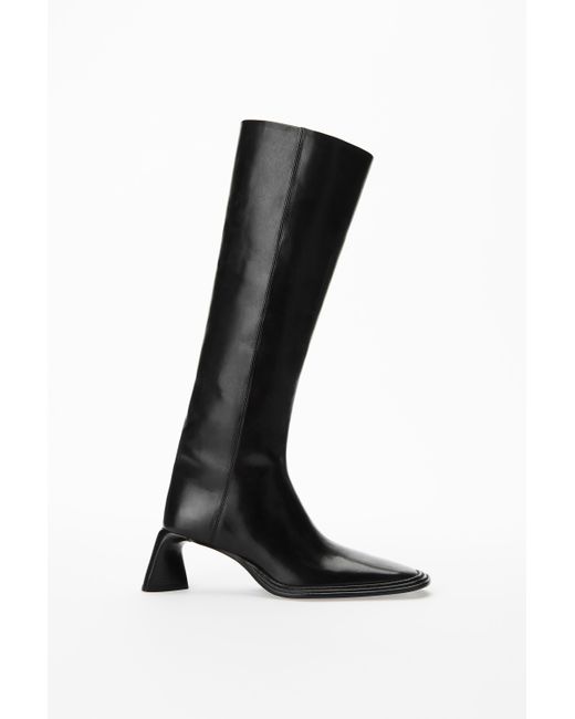 Alexander Wang Booker 60 Riding Boot In Cow Leather in Black | Lyst