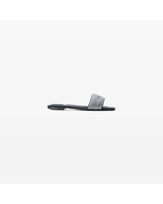 Alexander Wang Multicolor Satin & Crystal Hotfix Vy Sandals