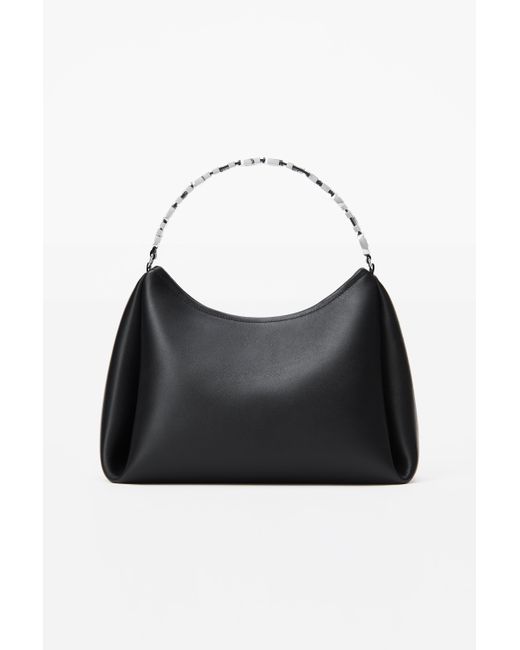 Alexander Wang Black Marquess Large Hobo In Leather