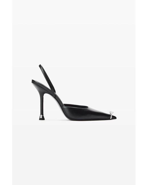 Alexander Wang Black Akilita 105Mm Slingback