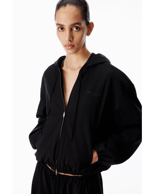 Alexander Wang Black Zip Up Hoodie