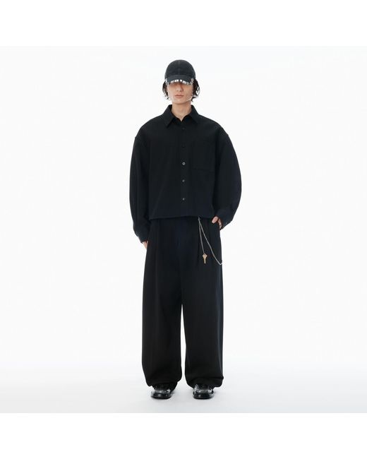 Alexander Wang Black Cotton Pants With Key Hardware for men