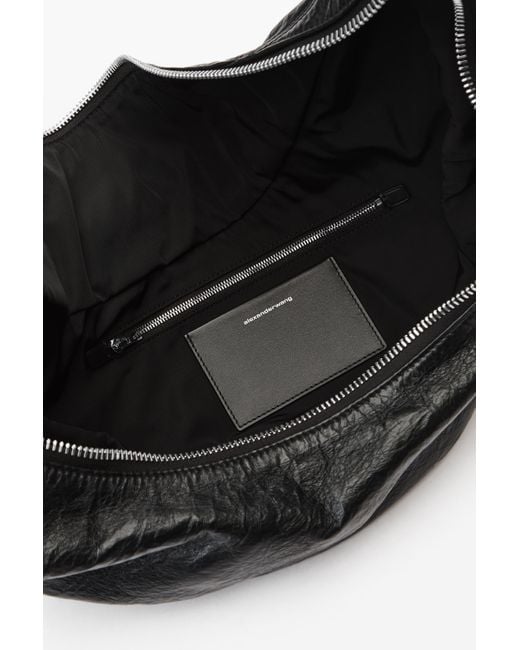 Alexander Wang Twyst Crossbody Bag In Memory Leather in