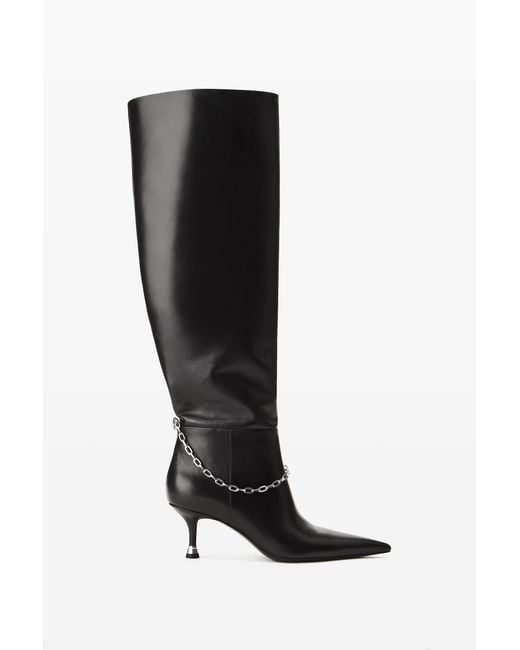 Alexander Wang Black Akila Slouch Boot