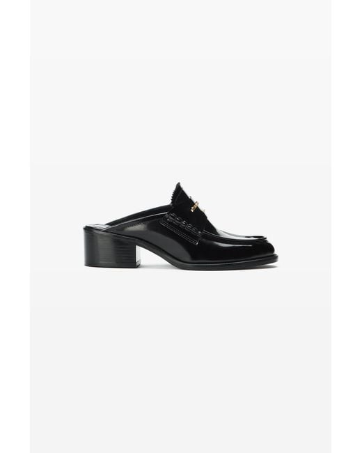Alexander Wang Black Carter Mule