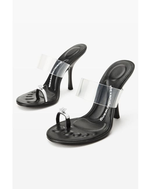 Alexander Wang Metallic Bianca 105Mm Sandal