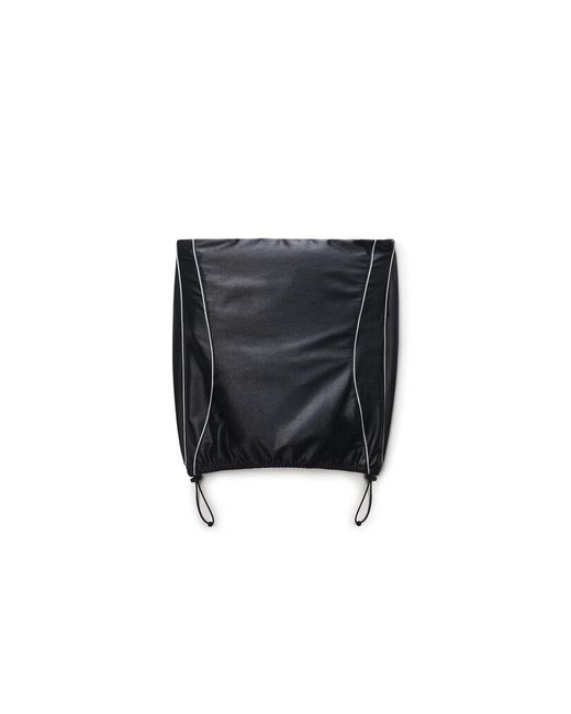 Alexander Wang Black Strapless Bubble Top
