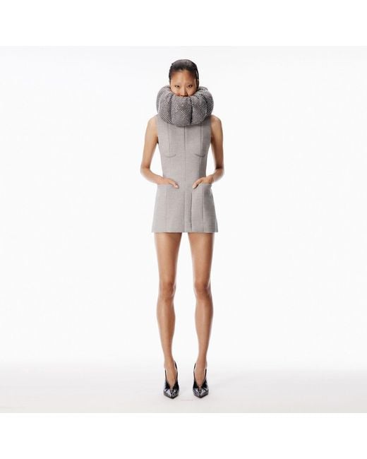 Alexander Wang Multicolor Bonded Mini Dress