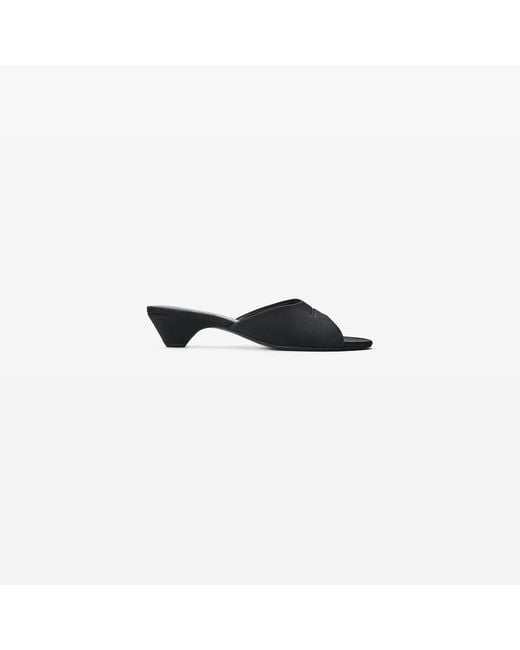 Alexander Wang Black Cher Kitten Mule