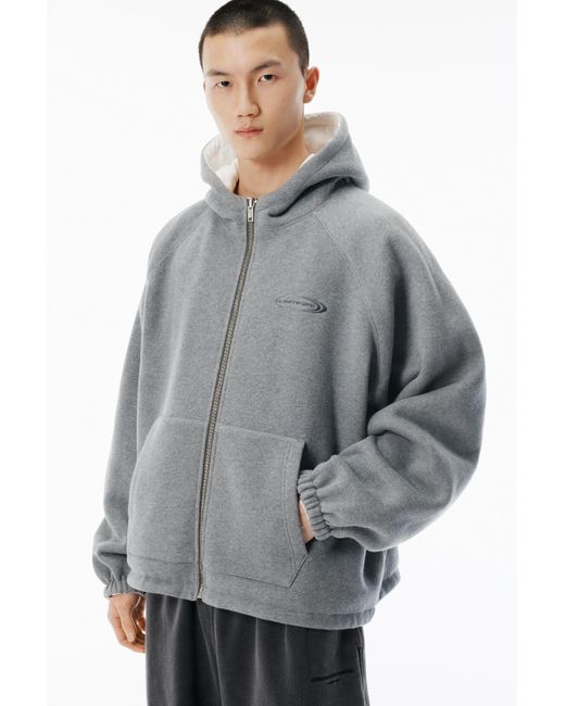 Alexander Wang White Black Reversible Track Jacket