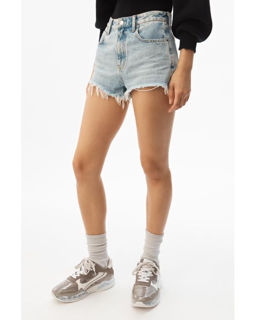 alexander wang zip shorts