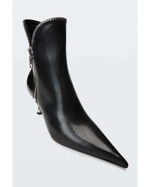 Alexander Wang Black Slasher Zip 65Mm Ankle Boot