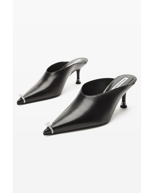 Alexander Wang Black Akilita Ring Mule