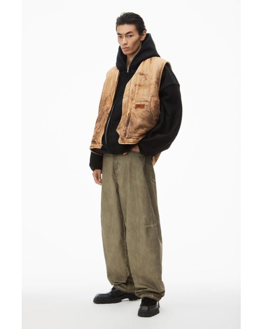 Alexander Wang Multicolor Engineered 5 Pocket Pant In Cotton for men