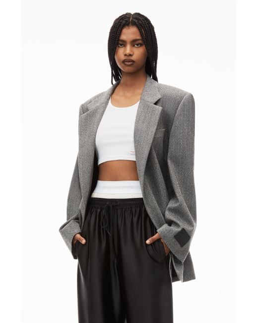 パンツ Alexander Wang Jersey Sport Pants Alexander Wang Track Pant In Satin Jersey in Black | Lyst