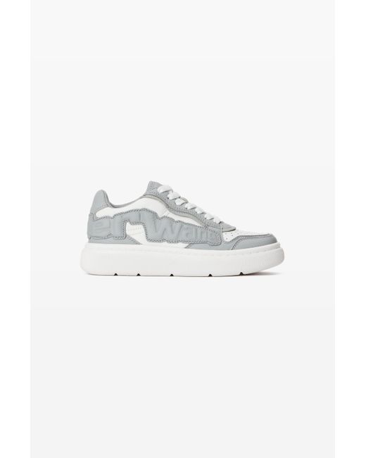 Alexander Wang Multicolor Puff Pebble Sneaker In Leather