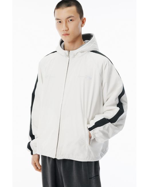 Alexander Wang White Black Reversible Track Jacket
