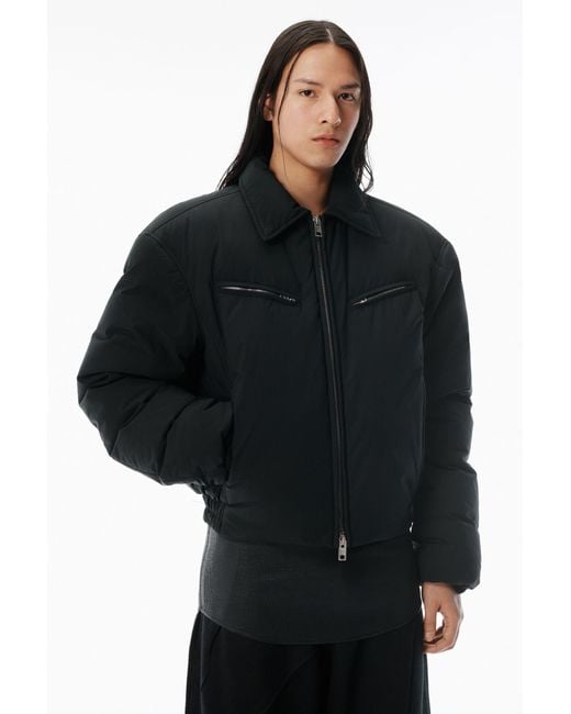 Alexander Wang Black Essential Puffer Jacket