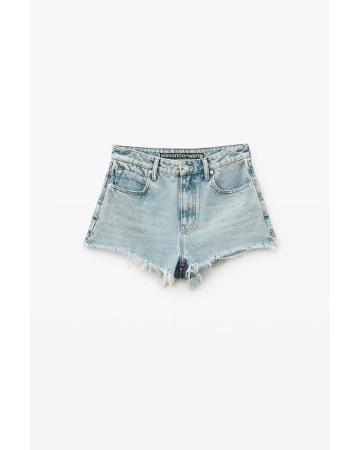 Alexander Wang Bite Zip Shorts | Lyst