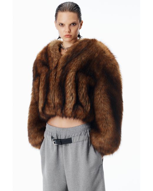 Alexander Wang Gray Mid Rise Belted Sweatpant