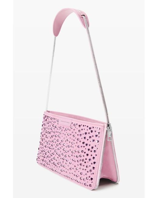 Alexander Wang Pink Siren Crystal Mini Bag