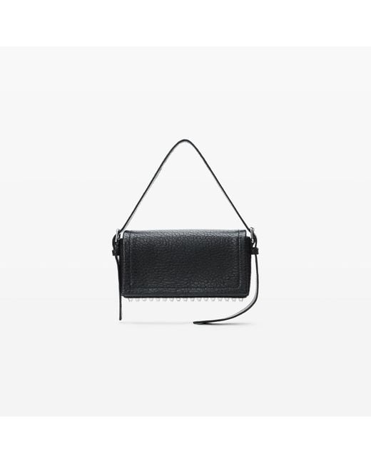 Alexander Wang Black Ricco Slim Flap Bag