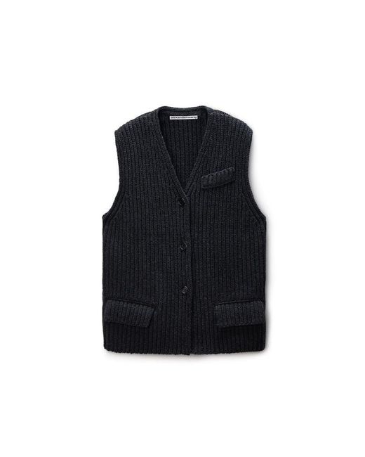 Alexander Wang Black Sweater Vest