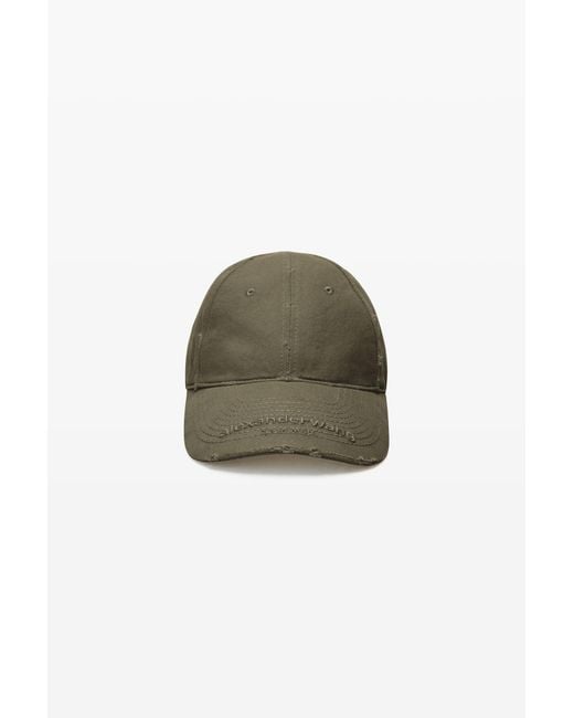 Alexander Wang Green Logo Baseball Cap