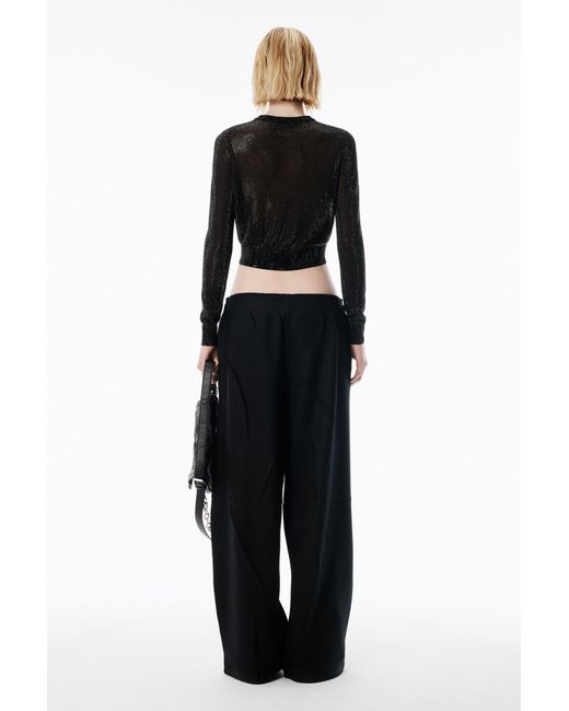Alexander Wang Black Crystal Pullover