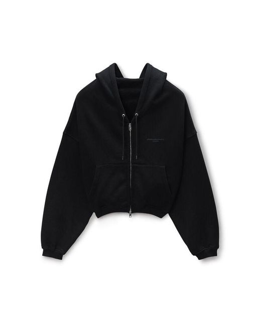 Alexander Wang Blue Veil Zip-Up Hoodie
