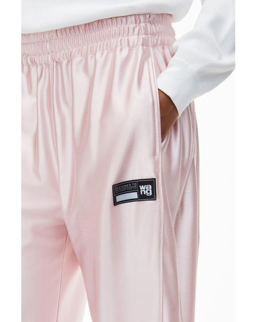 Alexander Wang Multicolor Logo Track Pant With Piping