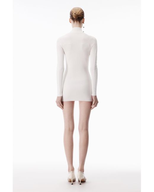 Alexander Wang Black Logo Track Stripe Dress