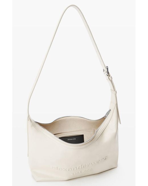 Alexander Wang White Punch Sling Crossbody