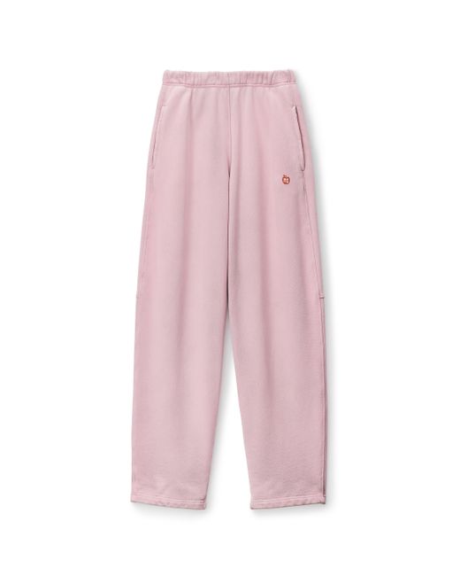 Alexander Wang Pink High Waisted Sweatpant In Classic Terry